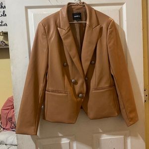 Express leather jacket